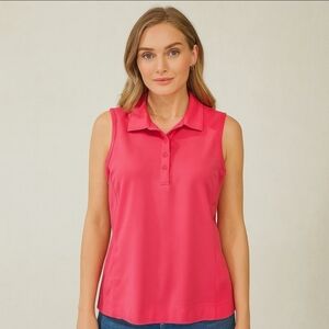 EP Pro Tour Tech Pink Womens Golf Sleeveless Top Sz Med